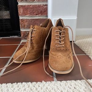 Lace up ankle booties